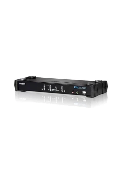 4 Port':Lu Usb 2.0 Dvı Kvmp™ Switch + 2 Portlu Usb (2.0) Hub, Masaüstü Tip, Kvm Bağlantı Kablosu Ürün Beraberinde Gelmektedir ürün görseli 1