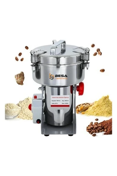 Besa Endüstriyel Besa 1500 gr Kapasiteli Yüksek Devirli Baharat Öğütücü ürün görseli 1