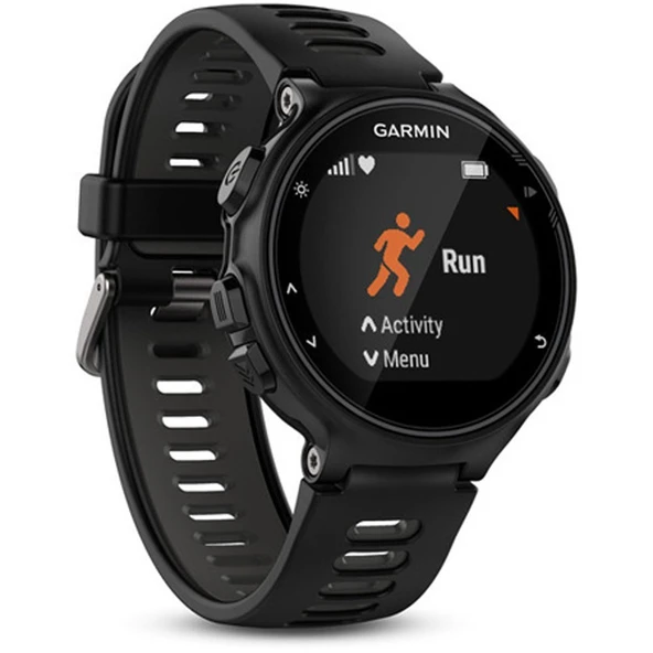 Garmin 010-01614-00 Forerunner 735XT, Multisport GPS Run with Heart Rate, Black/Gray ürün görseli 1
