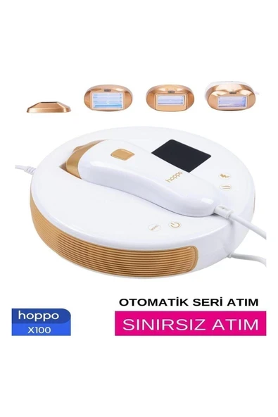 Hoppo X100 Ipl Buz Lazer Epilasyon Cihazı Sınırsız Atım 10 Kademe Ultra Güçlü ürün görseli 1