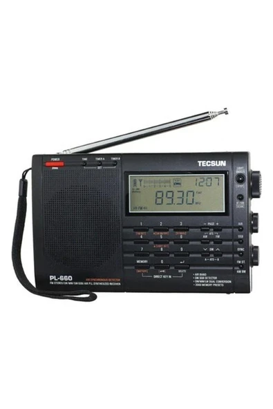 Tecsun PL-660 Dünya Radyosu (siyah) ürün görseli 1