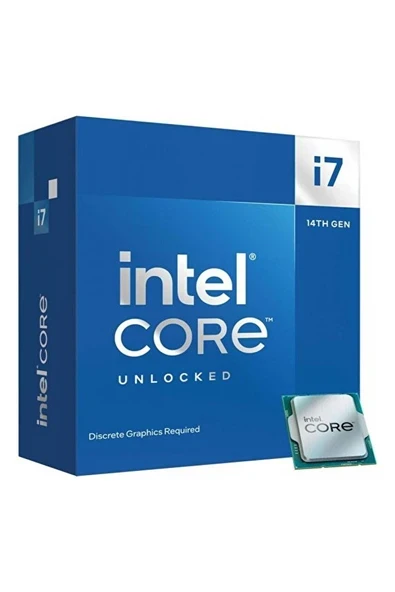 Intel Core i7 14700K 3,4 GHz 33 MB Cache 1700 Pin İşlemci ürün görseli 1