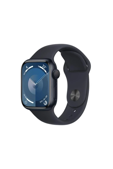 Watch Series 9 Gps 41mm Gece Yarısı Alüminyum Kasa Ve Gece Yarısı Spor Kordon - S/m ürün görseli 1