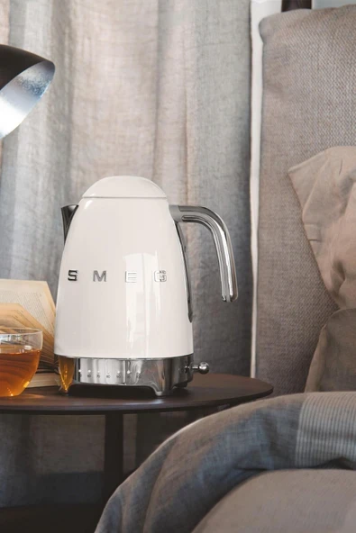 50's Style Retro Krem Isı Ayarlı Kettle Klf04creu ürün görseli 1
