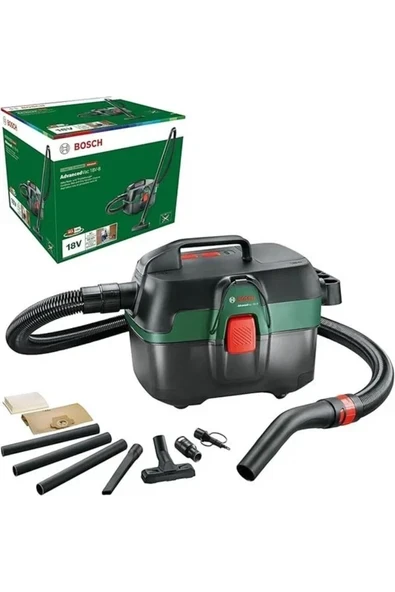AdvancedVac 18V-8 akülü ıslak ve kuru elektrikli süpürge (aküsüz, 18 Volt sistem, aksesuar ürün görseli 1