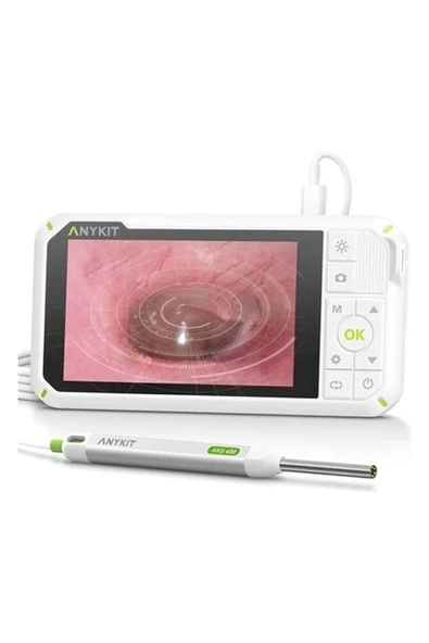 Anykit Dijital Otoskop, Jiroskop, 4 Inc IPS Ekran, Hd Kulak Kamerası - 3.9mm ürün görseli 1