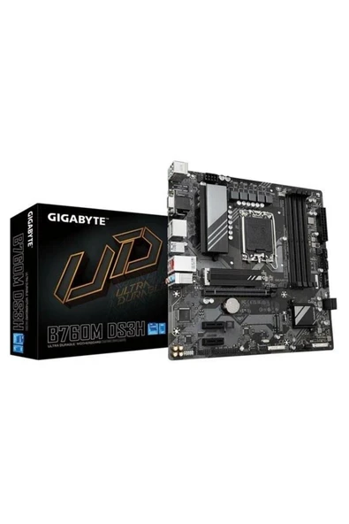 B760M-DS3H DDR5 HDMI-DP PCIE 4.0 1700p mATX ürün görseli 1