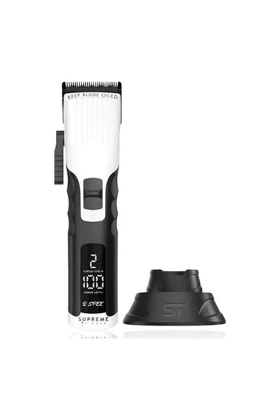 Supreme Trimmer Beyaz 2spee Clipper | LCD Göstergeli | Ultra Sessiz | Ergonomik ürün görseli 1