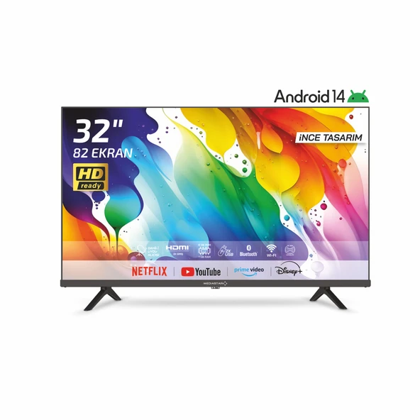 Mediastar 32" Android HD Led TV ürün görseli 1