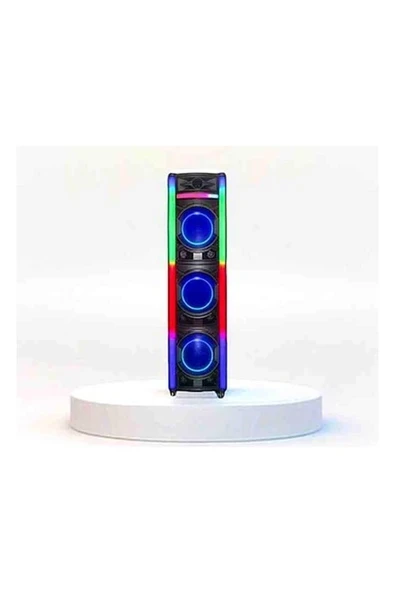 Hepu Taşınabilir Tekerli Dev Boy 10X3 Inç 1.47 cm Super Bass Woofer Bluetooth Hoparlör HP-920 ürün görseli 1