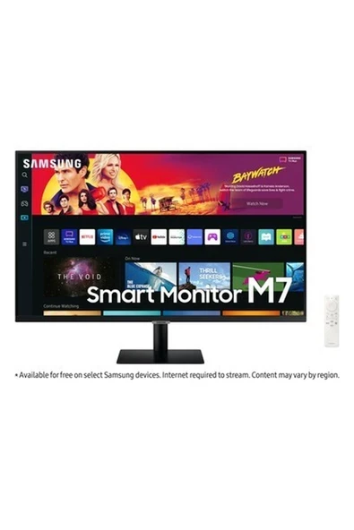 Samsung M7 LS32BM700UUXUF 32" 4K 60Hz 4ms (Type-C, Wifi, Bluetooth, Airplay) Hoparlörlü Smart Monitör ürün görseli 1