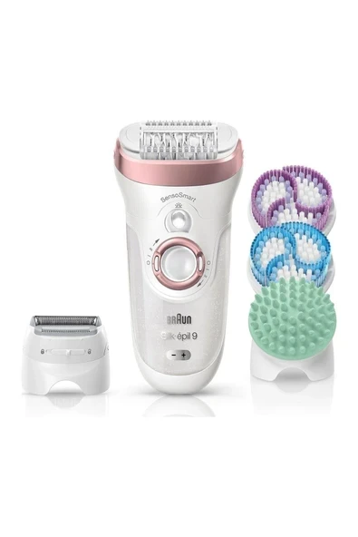 Braun Silk-épil 9 9990 SkinSpa SensoSmart Epilatör Rose Gold, 13 Ek Parçalı / Epilasyon Eksfoliasyon Ve Cilt Bakımı Sistemi ürün görseli 1