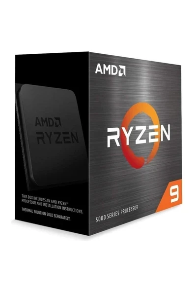 AMD RYZEN 9 5900X 3.7GHz 64MB AM4 BOX (FANSIZ) (105W) NOVGA ürün görseli 1