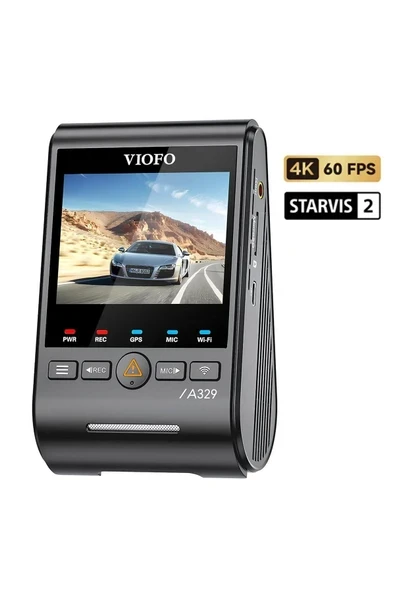 Viofo A329 4K Hdr Sony Starvis 2 Sensörlü Wi-Fi 6 SSD Destekli Gps'li Araç Kamerası ürün görseli 1