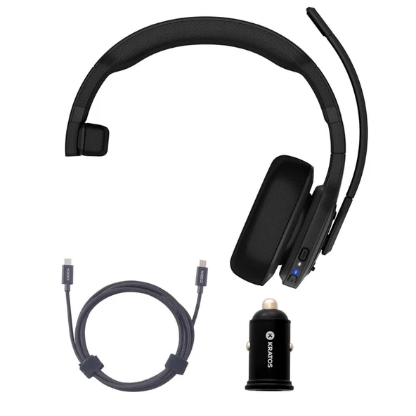 Garmin dezl endc Headset 110 for Truckers with LED Flashlight (Black, Single-Ear) ürün görseli 1