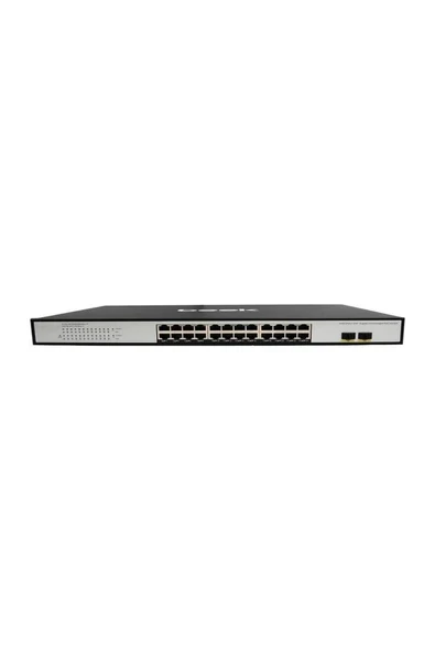 Bn-gs-1242p2s 24 Port Gigabit Poe 2 Port Sfp 400w Poe Switch ürün görseli 1