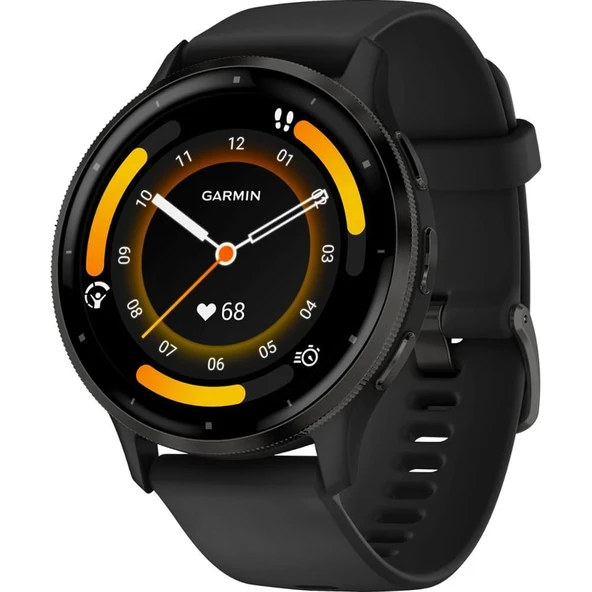 Garmin Venu 3 Sağlık ve Fitness GPS Smartwatch Slate Bezel/Black Band (45mm) - ürün görseli 1