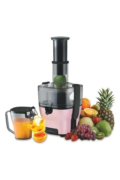 Maxvit 1501 Katı Meyve Sıkacağı, 2 L Hacim, 1500 W, Çelik, Rosegold ürün görseli 1