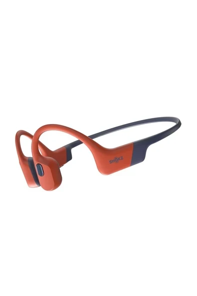 OpenSwim Pro IP68 Su Geçirmez, 32GB MP3 Hafıza, 9 Saat Pil Ömrü, Yüzme Kulaklığı - Kırmızı ürün görseli 1
