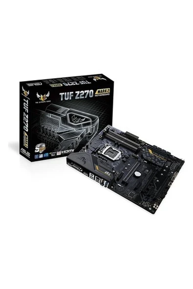 Asus TUF Z270 MARK 2 Intel Z270 3866MHz (O.C.) DDR4 Soket 1151 ATX Anakart ürün görseli 1