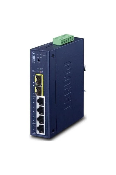 Planet PL-IGS-4215-4T2S 4 Port Gigabit 2 Port Sfp Endüstriyel Yönetilebilir Switch ürün görseli 1