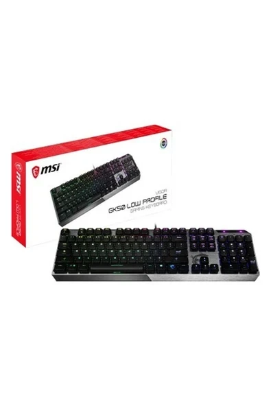 MSI Vıgor GK50 Low Profıle Tkl Us Klavye ürün görseli 1