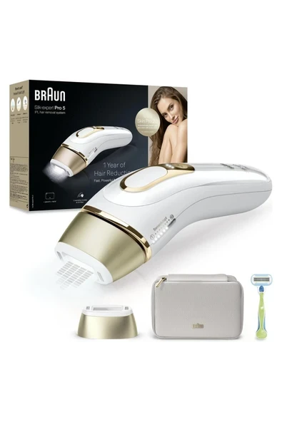 Braun Ipl Silk·expert Pro 5, Evde Tüy Alma, Çanta, 1 Başlık Ile, PL5052 ürün görseli 1