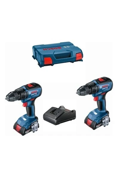 Bosch Professional Gsr 18V-50 + GSR18V-50 Akülü Vidalama ürün görseli 1