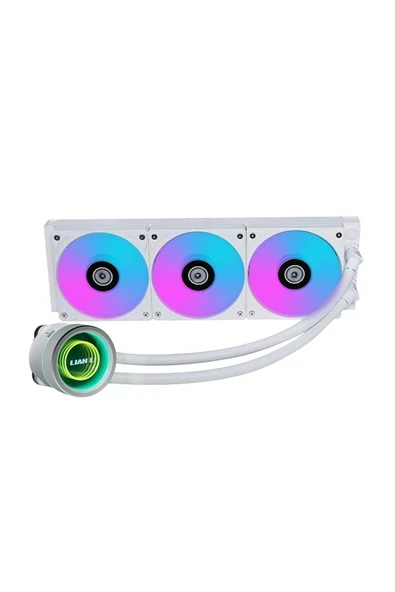 LIAN LI Galahad II Trinity AIO 360mm RGB Beyaz İşlemci Sıvı Soğutucu (G89.GA2T36W.00) ürün görseli 1