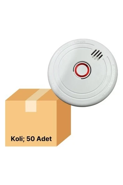 K2 Pilli Duman Dedektörü 85 Desibel  50 Adet Koli KSD001 ürün görseli 1