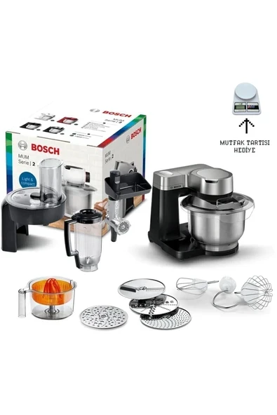 Premium Seri 2 Kıyma Blender ve Hamur Yoğurma Hepsi Bir Arada Mutfak Makinesi 900W Tartı Hediyeli ürün görseli 1