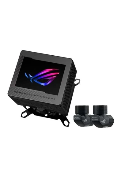 Rog Ryujın Iıı Wb Cpu Su Bloğu Tam Renkli 3.5\" Lcd Ekran Gömülü Vrm Fanı 178 Mikro Soğutma Kana ürün görseli 1