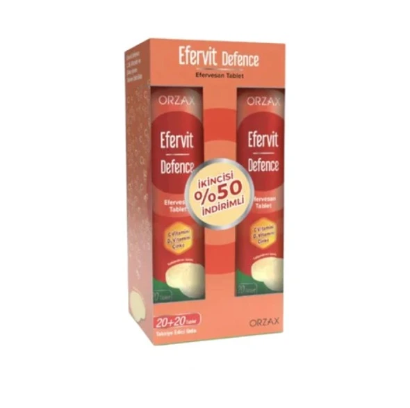 Orzax Efervit Defence 20 Efervesan Tablet ürün görseli 1