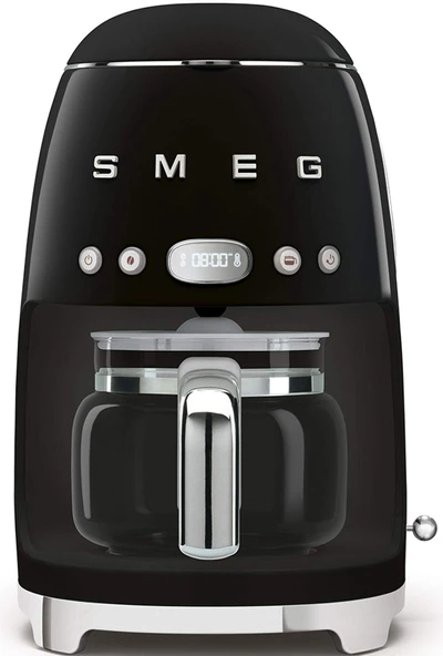 Smeg DCF01BLEU filtre kahve makinesi siyah ürün görseli 1