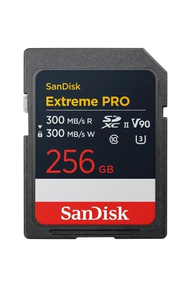 Extreme PRO 256GB V90 300MB/s UHS-II SDXC Hafıza Kartı - SDSDXDM-256G-GN4IN ürün görseli 1