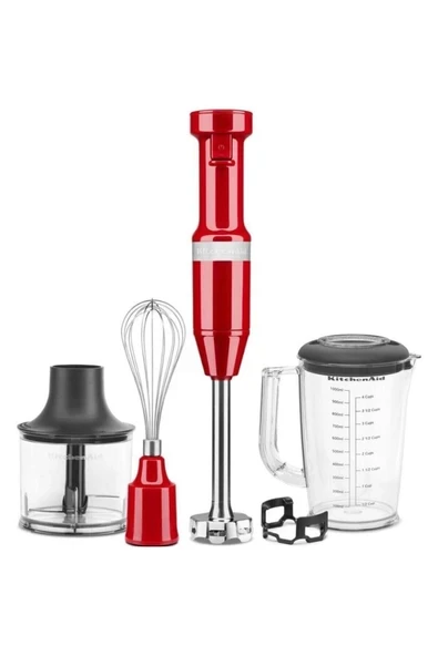 Kitchenaid Aksesuarlı El Blenderi 5KHBV83EER - Empire Red ürün görseli 1