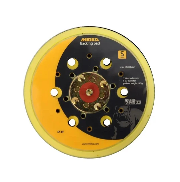 Mirka Deros için Yumuşak Zımpara Tabanı 150mm ürün görseli 1
