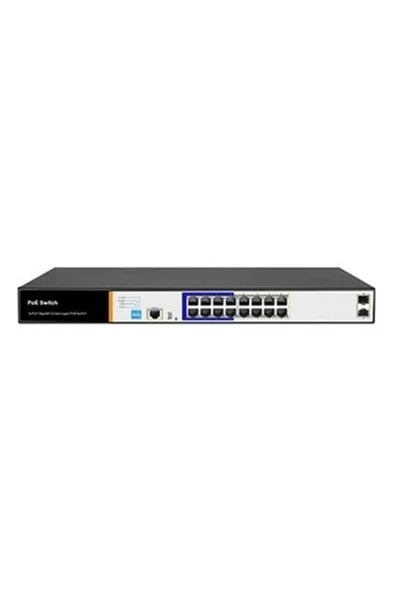 Tiandy PS-1008G-2G 8 Port Poe 2 Port Uplink Full Gigabit Aı Poe Switch ürün görseli 1
