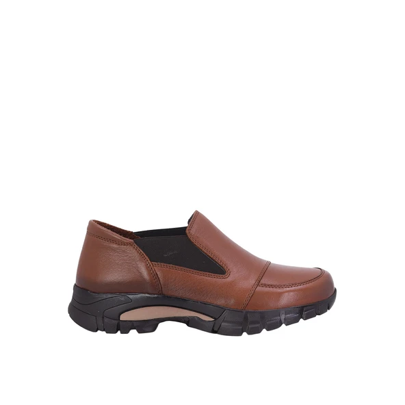 Natursoft 26240501 Hakiki Deri Kadın Günlük Ayakkabı  TABA 37 ürün görseli 1