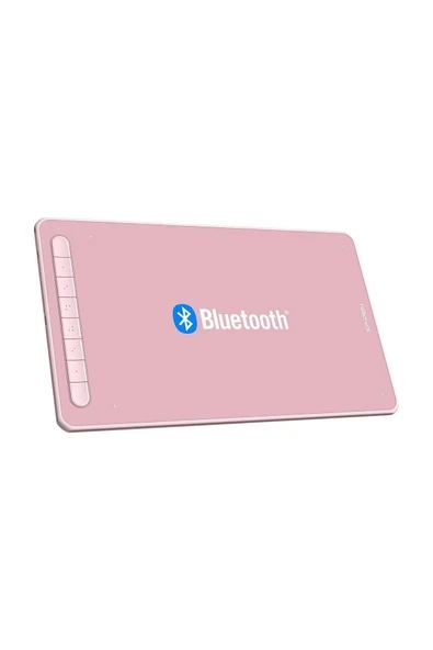Xp-Pen Deco Lw Bluetooth Kablosuz Grafik Çizim Tableti 10X6  - Pembe ürün görseli 1