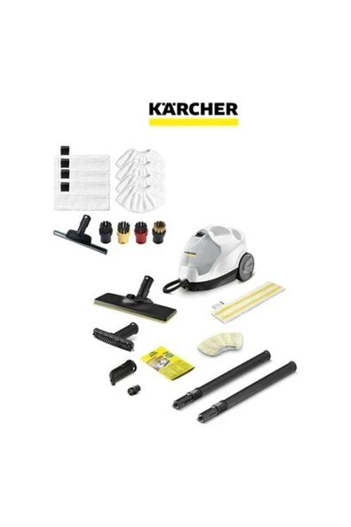 Kärcher Kimyasalsız Temizlik, Leke ve Kirleri Yok Eden Yüksek Buhar Basıncı ile Çok Amaçlı Hijyen Çözümü-SC4 EasyFix+ FULL Yedek Temizlik Seti ürün görseli 1