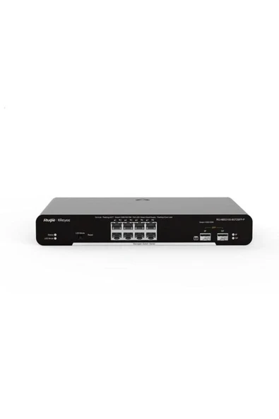 8port 125w FULL PoE RG-NBS3100-8GT2SFP-P GIGABIT 2X SFP Yönetilebilir Switch ürün görseli 1
