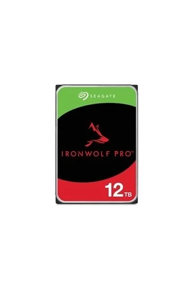 Seagate Ironwolf Pro ST12000NT001 7200RPM 12TB Sata3 Nas Harddisk ürün görseli 1