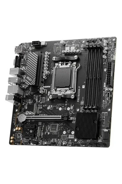 MSI PRO B650M-P AMD B650 AM5 SOKET DDR5 6000(OC) HDMI DP mATX ürün görseli 1