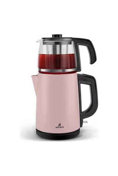 Store Tea Glass 2 In 1 Çelik Çay Makinesi ve Kettle Cosmic Lilac ürün görseli 1