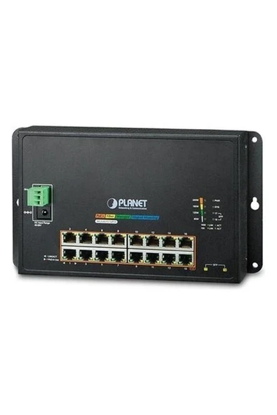 Planet PL-WGS-4215-16P2S 16 Port Gigabit Poe+ 2 Port Sfp 240W L2 Poe Endüstriyel Switch ürün görseli 1