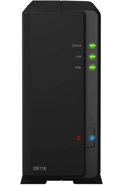Synology Diskstation Ds118 Nas Ve Depolama Sunucusu, Ssd, Sata, Serial Ata İi, Serial Ata İii, 2.... ürün görseli 1