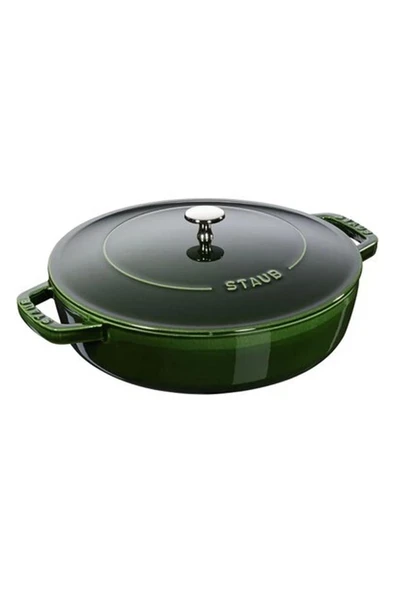 Staub La Cocotte 24 cm Chistera Fesleğen Renk Döküm Demir Sote Tenceresi ürün görseli 1