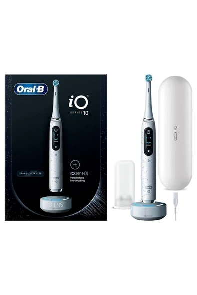 Oral-B Io 10 Şarjlı Diş Fırçası - Stardust Beyaz ürün görseli 1