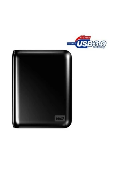 Western Digital Passport Essential 1TB USB 3.0  2.5" Taşınabilir Disk Siyah (WDBACX0010BBK-EESN) ürün görseli 1